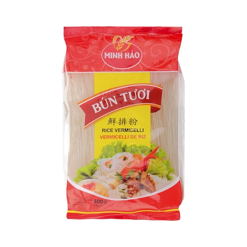 2 Gói Bún Bò Huế Minh Hảo 400g và Bún tươi 400g