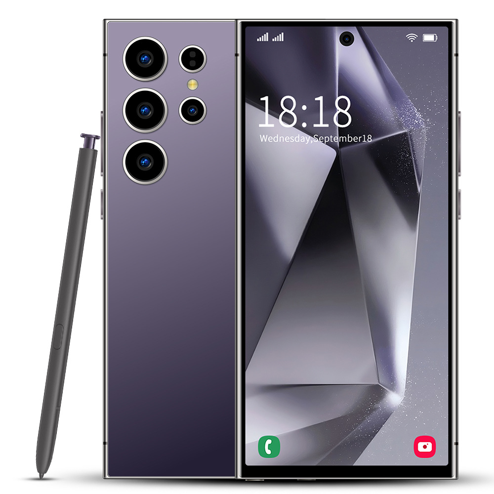 NEW S24 Ultra điện thoại thông minh 7.3 inch Android 3G/4G/5G giá rẻ 16GB/512GB 8000mAh Toàn màn hình điện thoại rẻ cho học sinh Hai SIM Với bút - 3