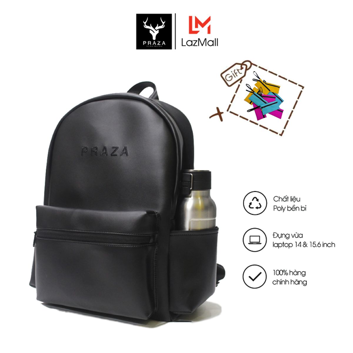 Balo da basic thời trang cao cấp praza + - bl201