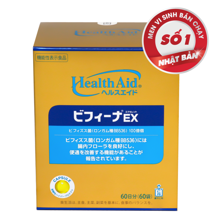 Men vi sinh bifina ex hộp 60 gói