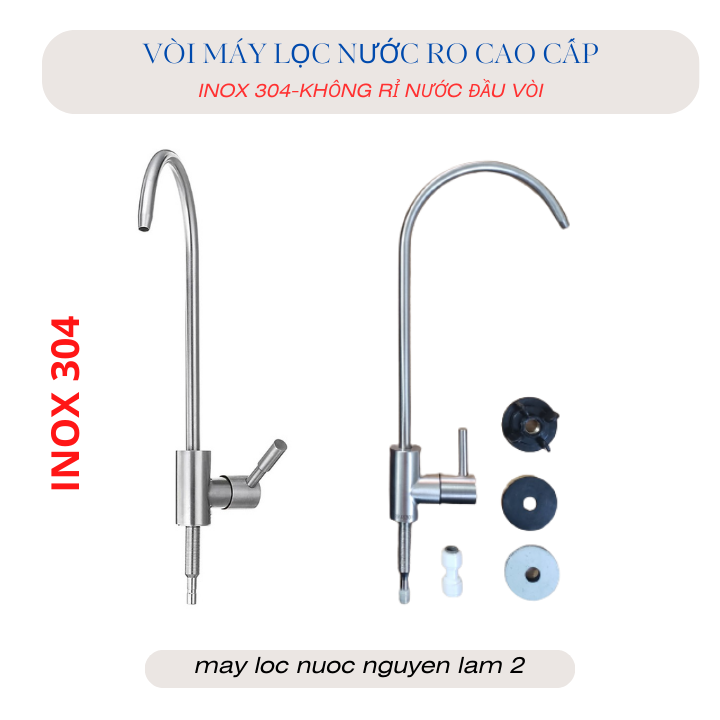 Vòi máy lọc nước ro inox 304 - "sự lựa chọn an toàn và chất lượng"