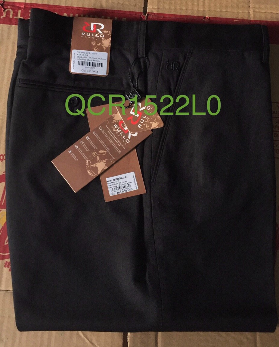 Quần tây Rullo giá mác 450k-490k sale đồng giá 270k form tiêu chuẩn còn size 30