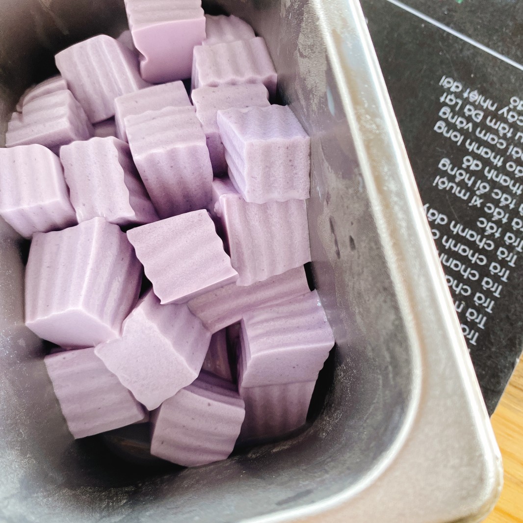 Bột pudding hương khoai môn gói 100g - thạch, topping, flan, rau câu - Gia store