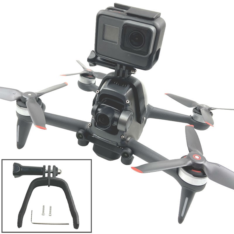 Mounting ✈ giá đỡ gopro lắp trên lưng dji fpv ✈ khung mở rộng adapter kit ✈ dành cho dji fpv gopro 9 instra360 ✈ phụ kiện dji fpv - ticki.