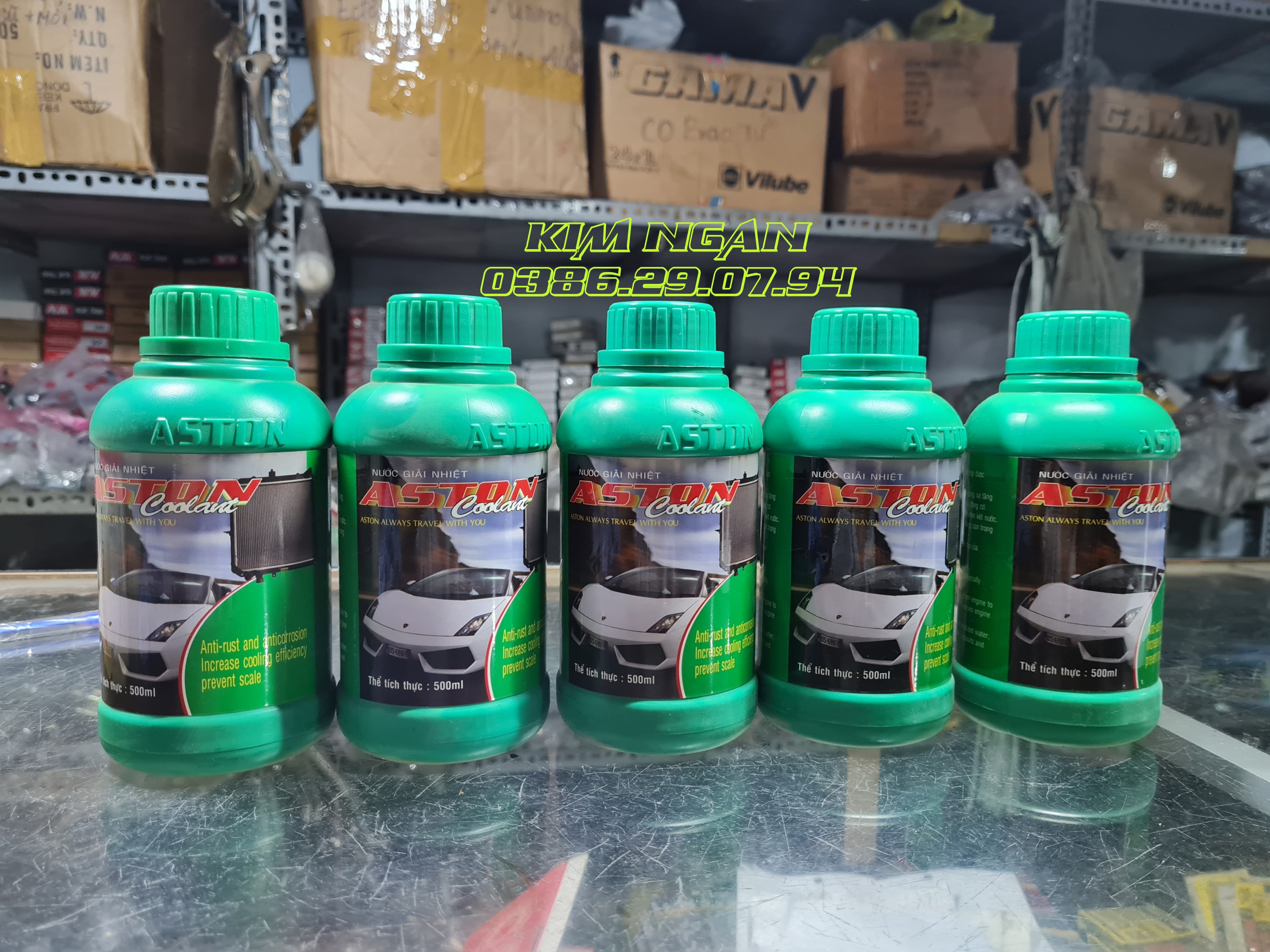 Nước làm mát động cơ Aston 500ml