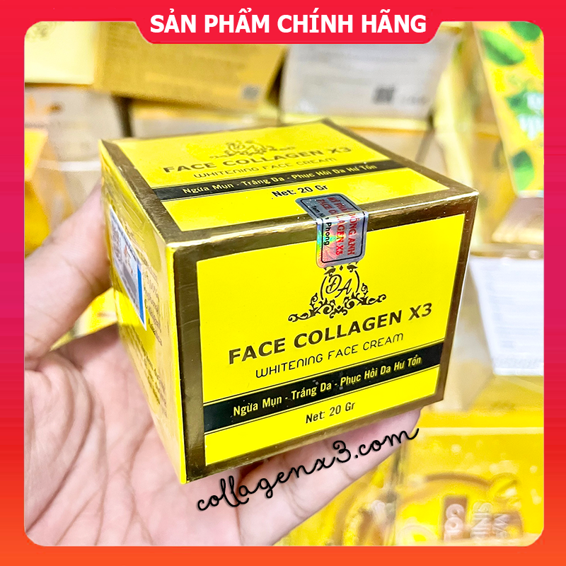 Chính Hãng Kem Face Collagen X3 Mỹ Phẩm Đông Anh - Kem Face X3 Đông Anh