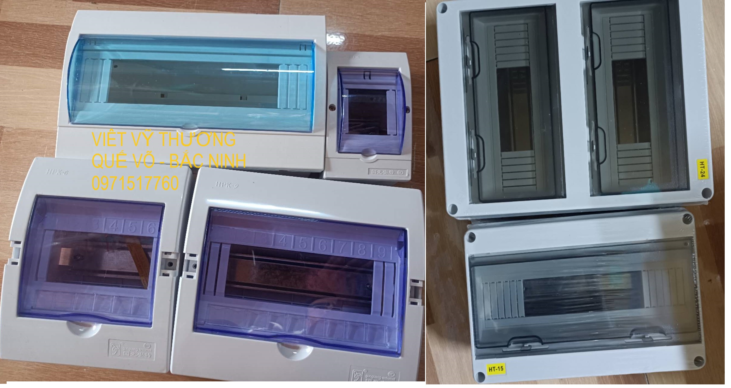 Tủ điện âm tường gài át các loại từ 3 line đến 15line