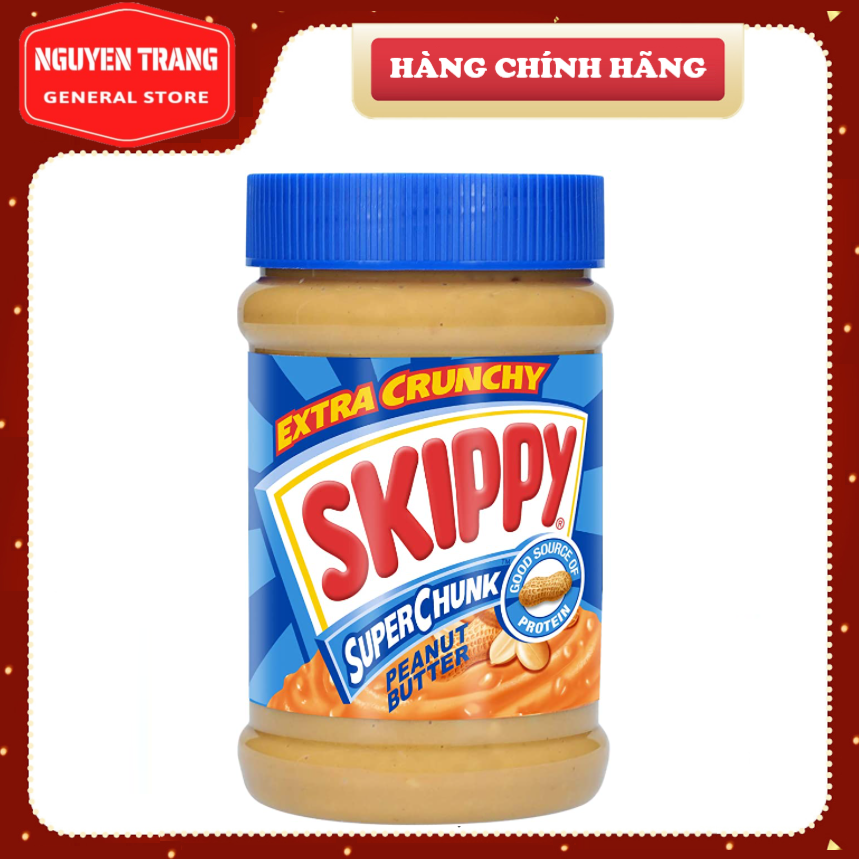 Bơ lạc Skippy Peanut Butter Chunky 462g