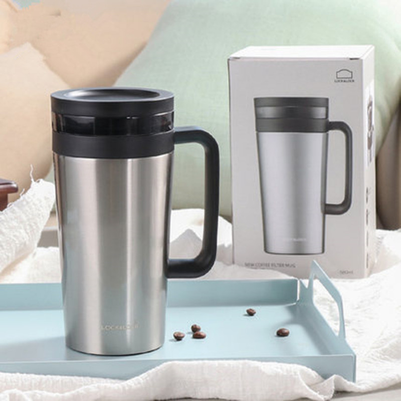 Ly giữ nhiệt lock&lock coffee filter mug 580ml lhc4197slv