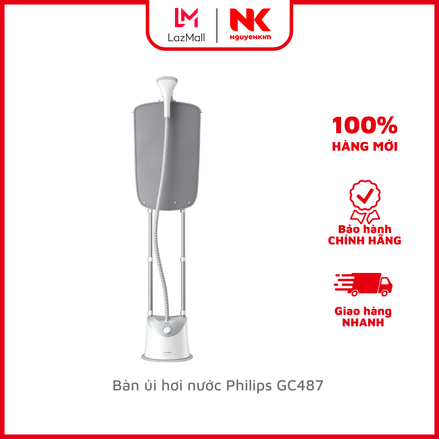 Bàn ủi hơi nước philips gc487
