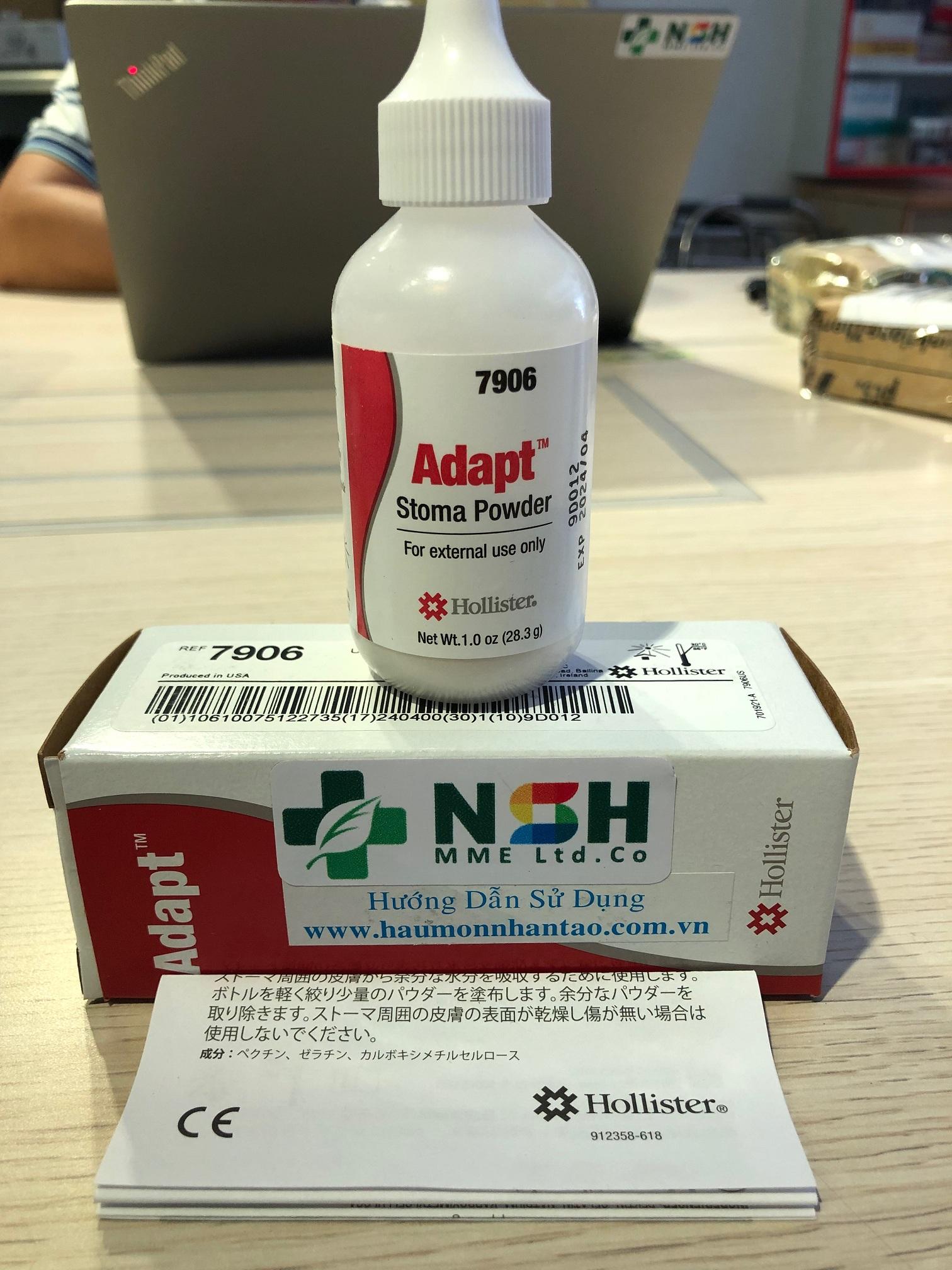 Bột hút ẩm chống loét hậu môn nhân tạo Hollister 7906 của Mỹ