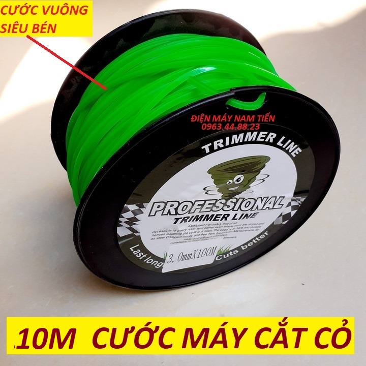 Cước phát cỏ/ dây cước máy cắt cỏ. 10m