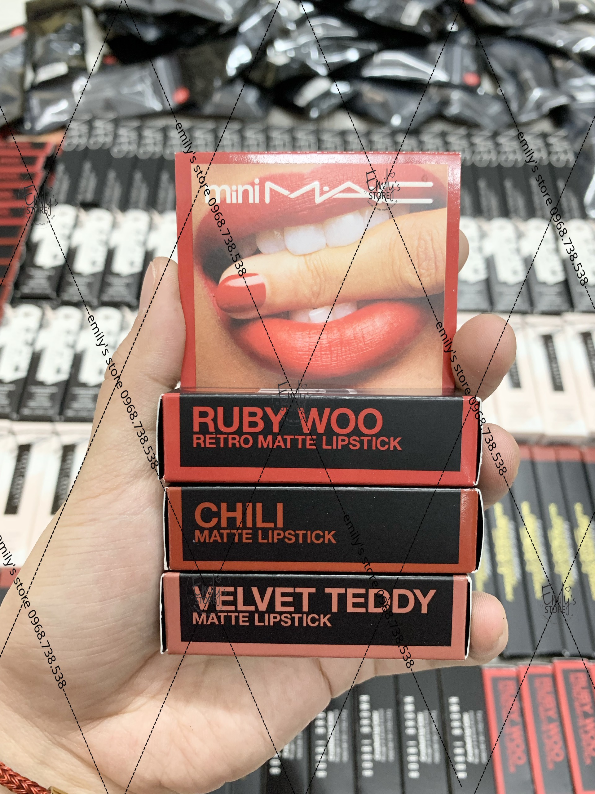 Son thỏi mini các màu siêu xinh, không kén da