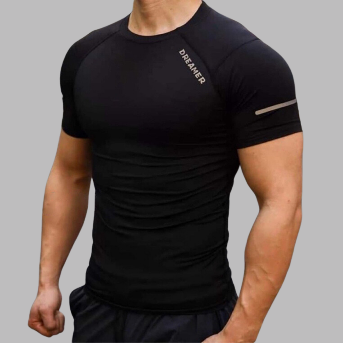 Áo Thun Thể Thao Nam Cổ Tròn Tập Gym Form Ôm Body Dreamer - 6