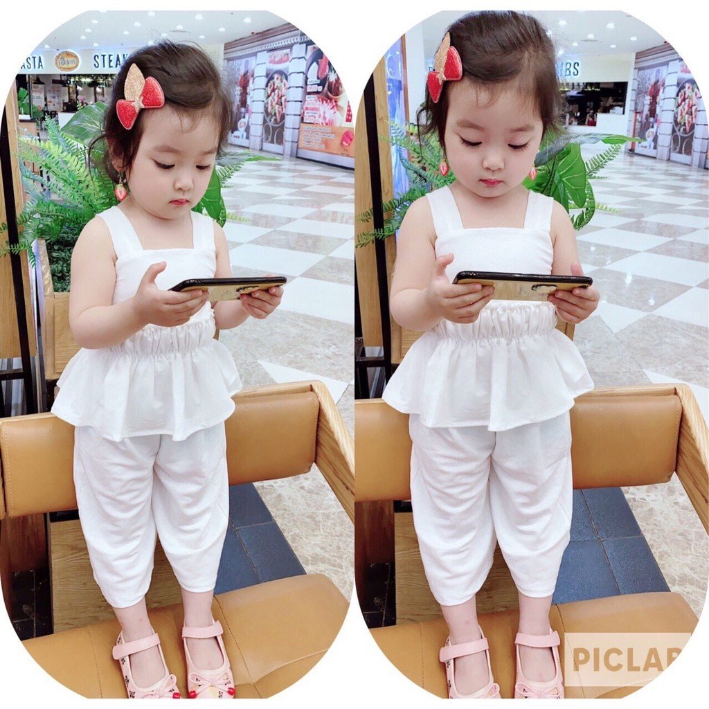 ❤️SĂN SALE ĐÓN HÈ❤️ SET đũi bé gái mặc hè siêu thoáng mát, có size từ 10-25kg