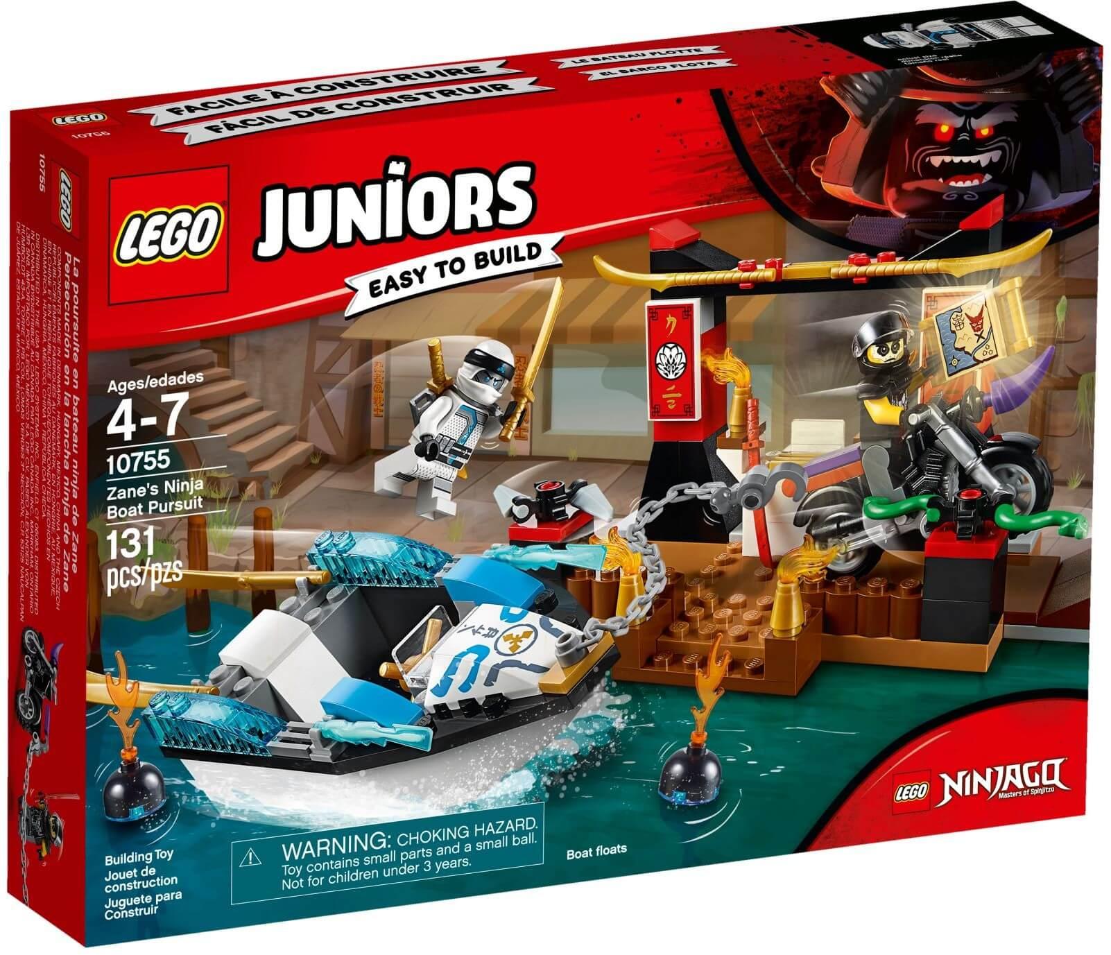 Mua đồ chơi LEGO 10755 - LEGO Juniors 10755 - Siêu Thuyền Ninja của Zane (LEGO Juniors 10755 Zane's Ninja Boat Pursuit)