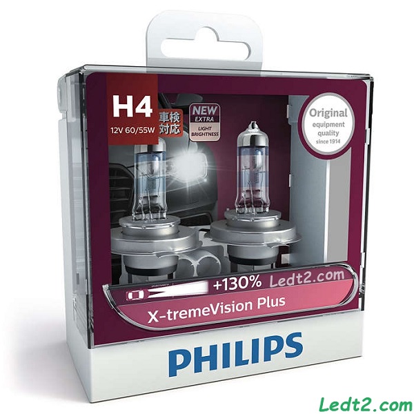 [Hỗ trợ lắp đặt tại cửa hàng] Đèn pha Halogen Philips Xtreme Vision Plus +130% - Số lượng: 1 cái