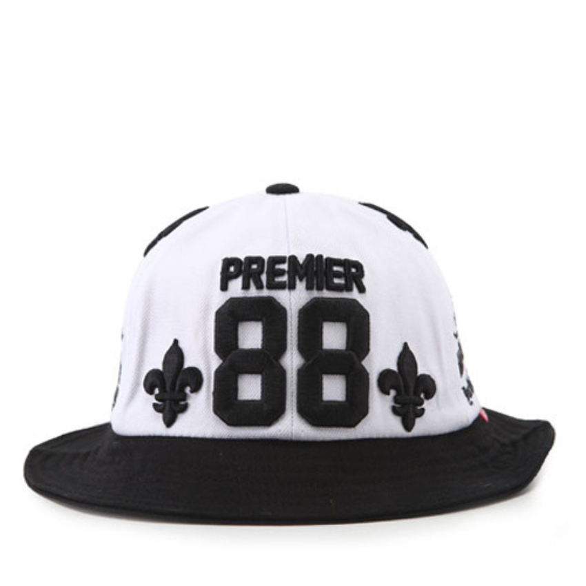 Nón bucket nón Mũ xô thêu nổi 88 phong cách ulzzang PREMI3R Hàn Quốc