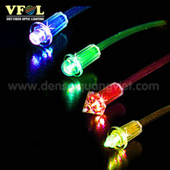 Đầu khuếch tán plastic tạo điểm nhấn, hiệu ứng đẹp mắt cho trần sao nhân tạo, trang trí sợi quang