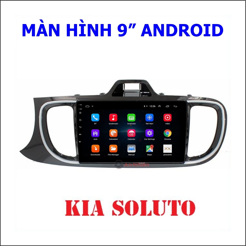 [Kho Hải Phòng] Màn Hình Android 9 inch Cho Xe SOLUTO - Có GPS Chỉ Đường Bằng NaviTel, điều khiển giọng nói, điều khiển vô lăng, Xem Camera Lùi - Đầu DVD Android Có Tiếng Việt, Tặng Kèm Mặt Dưỡng Giắc Zin Cho Xe