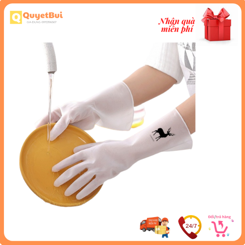 Găng tay hươu siêu dai,Găng tay cao su siêu dai, Găng tay hình hươu QuyetBui store