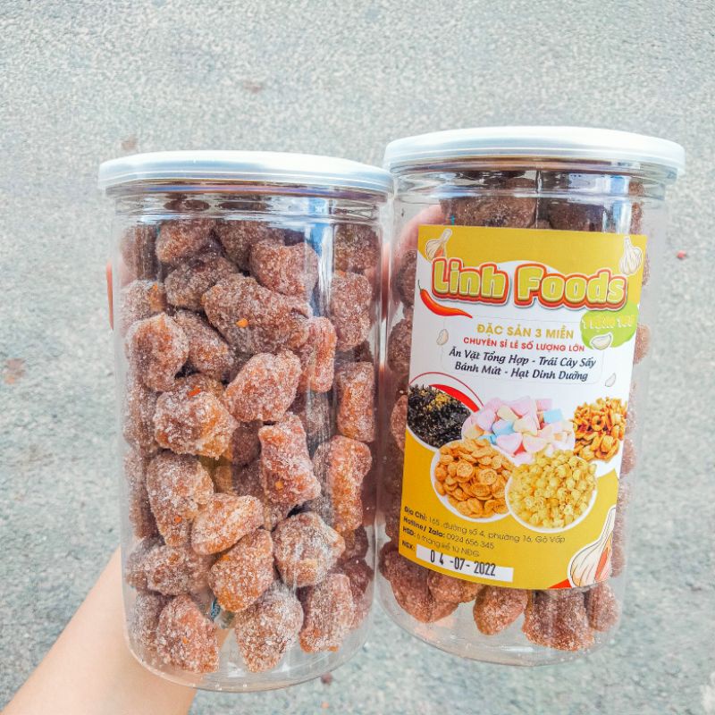 Me chua cay đà lạt đơn từ 50k lon pet 500gr