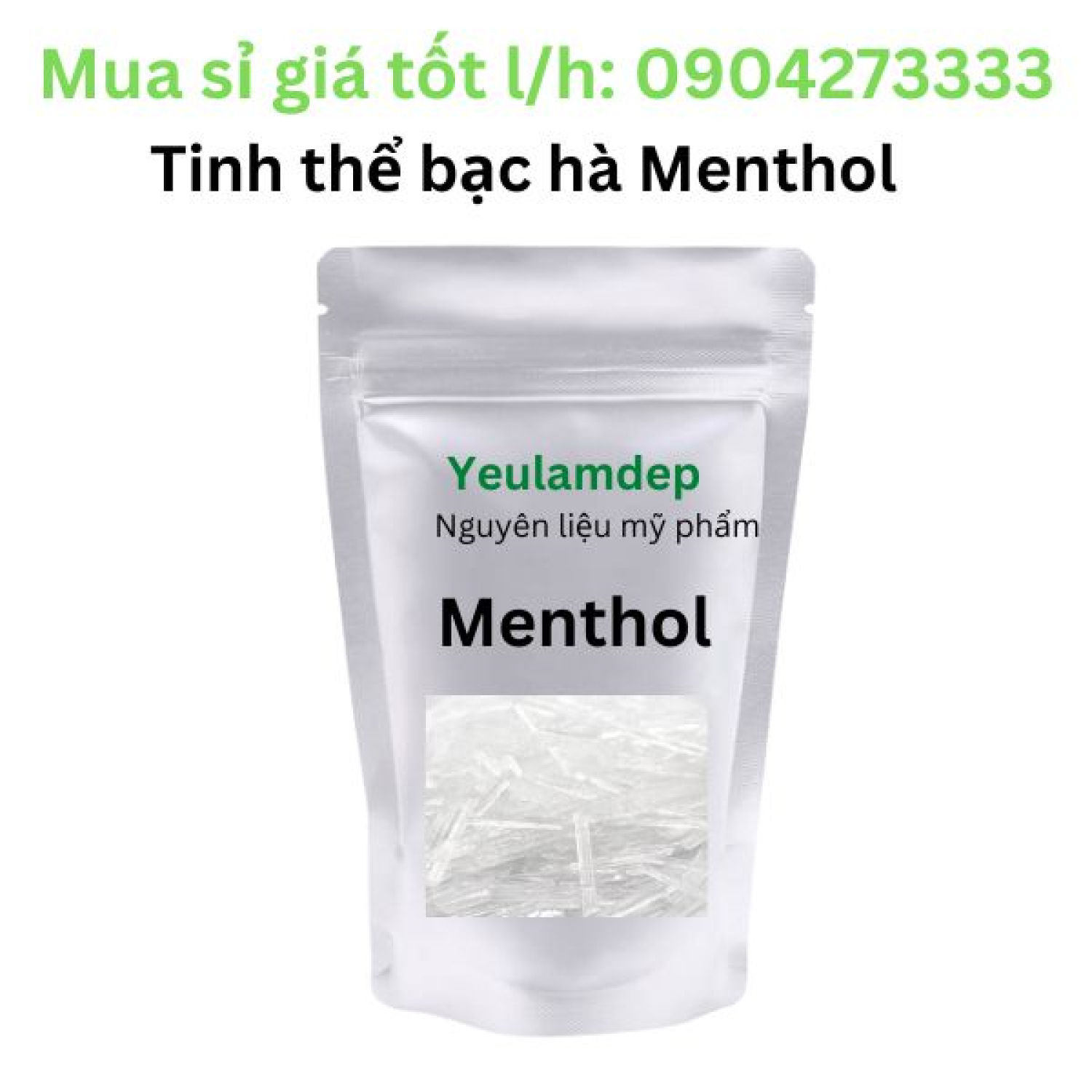 TINH THỂ BẠC HÀ - MENTHOL CRYSTALS GIÁ TỐT