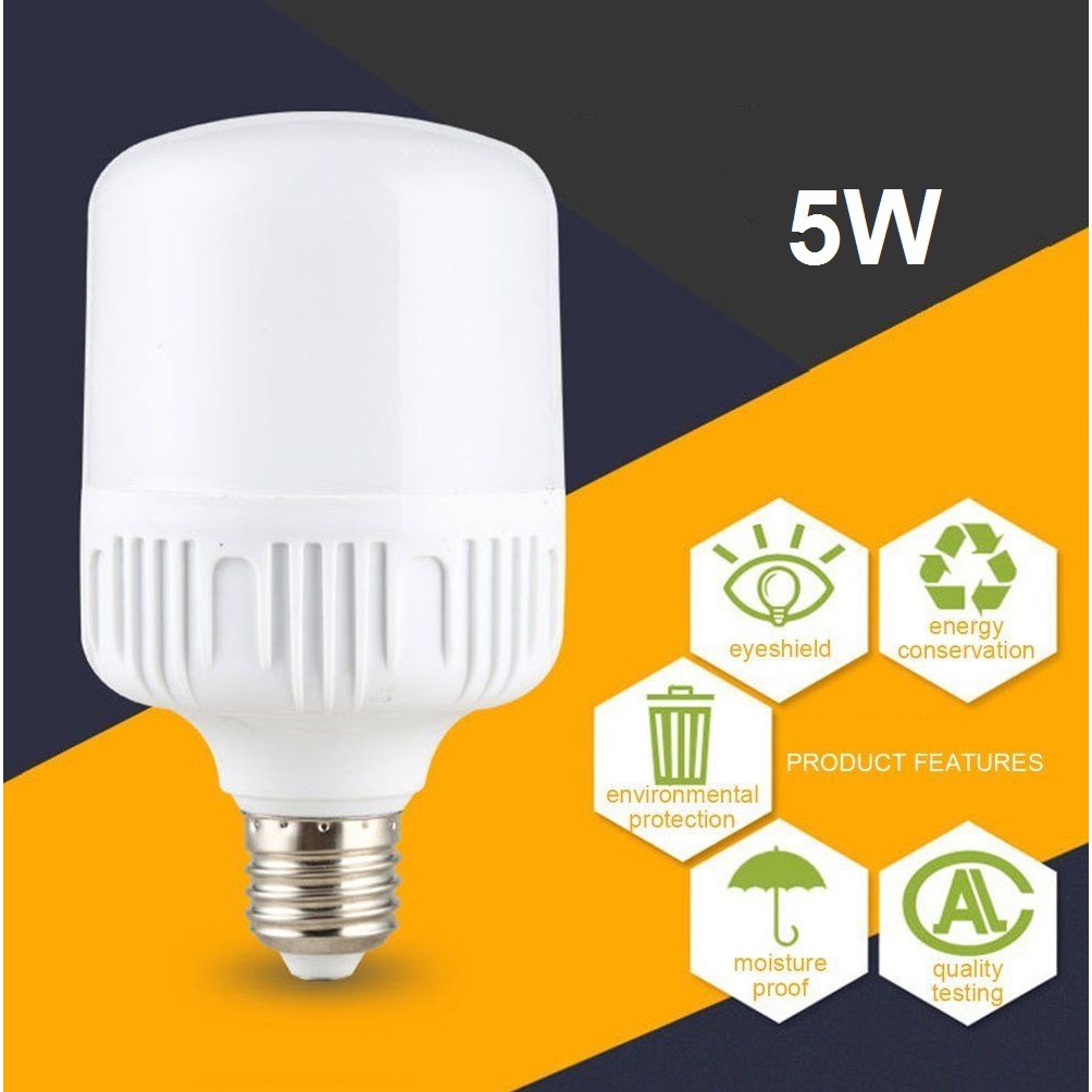 Bóng đèn led trụ 5w trắng