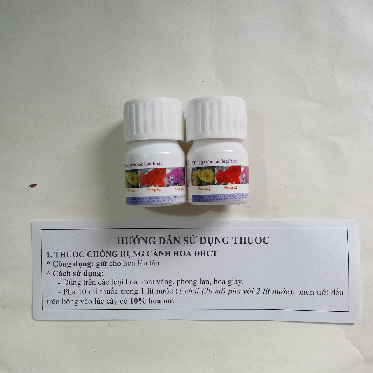 Chất Chống Rụng Cánh Hoa ĐHCT2 chai