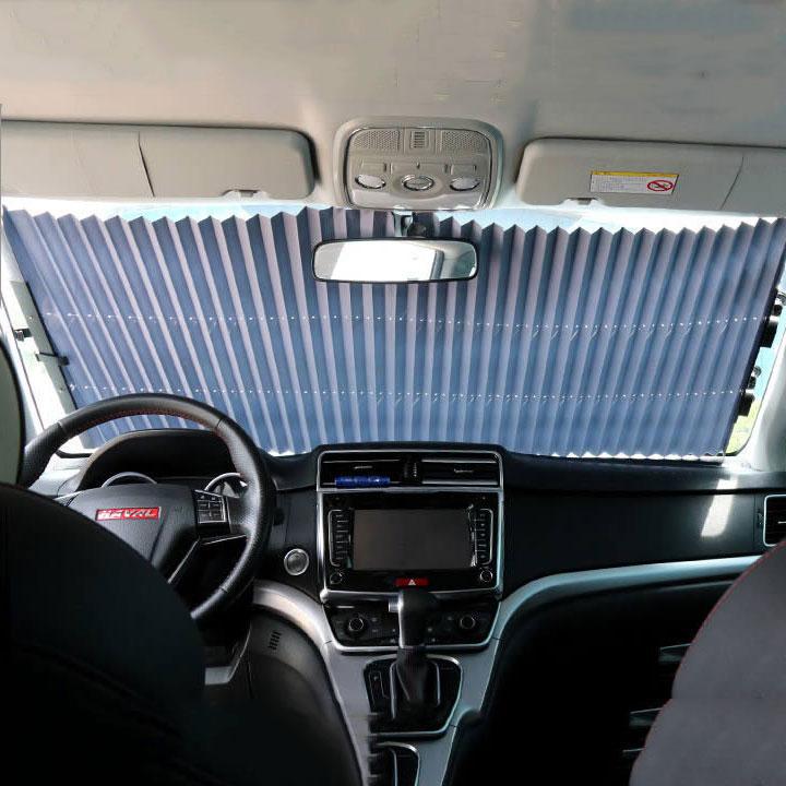 Bảo vệ xe ô tô mùa hè - Tấm che nắng kính trước, kính sau cho xe hơi ô tô cách nhiệt tự động, thiết kế dạng rèm kéo hiện đại, thời trang, Bao ve xe o to mua he - Rem che nang kinh truoc, kinh sau cho xe hoi o to cach nhiet tu dong