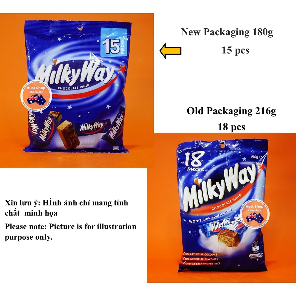 Socola Milky Way Mars Chocolate Whip - Kosher   Halal - OZ - Aust Shop Chocolate