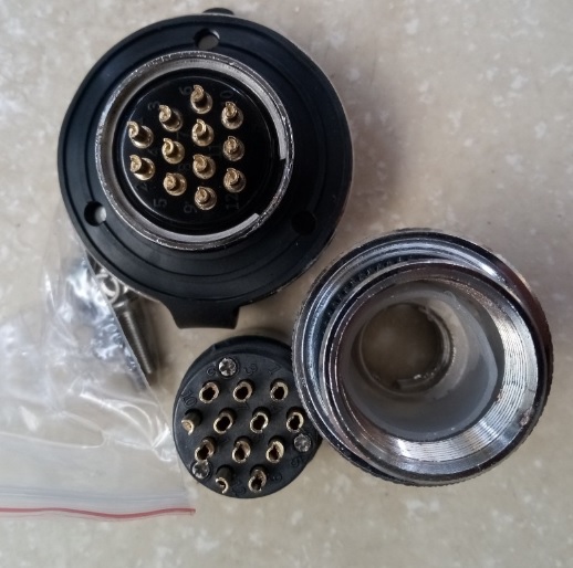 Bộ giắc cắm đực và cái m25 12 chân