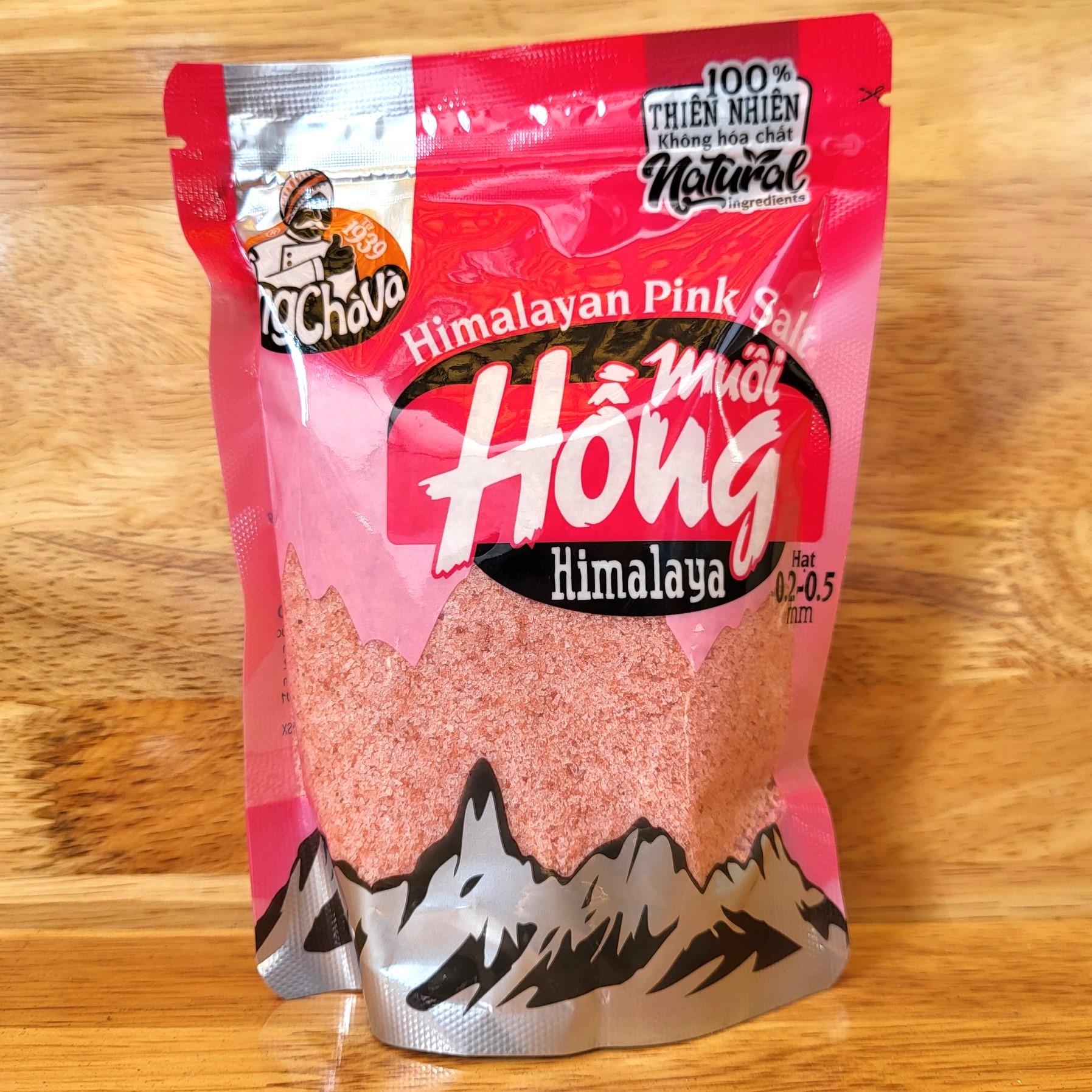 ÔNG CHÀ VÀ [túi 325g] MUỐI HỒNG TỰ NHIỀN HIMALAYA [PAKISTAN] Himalayan Pink Salt