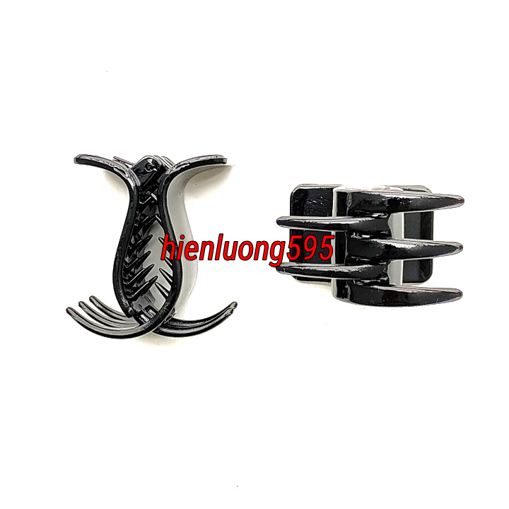Kẹp tóc càng cua 5 răng màu đen