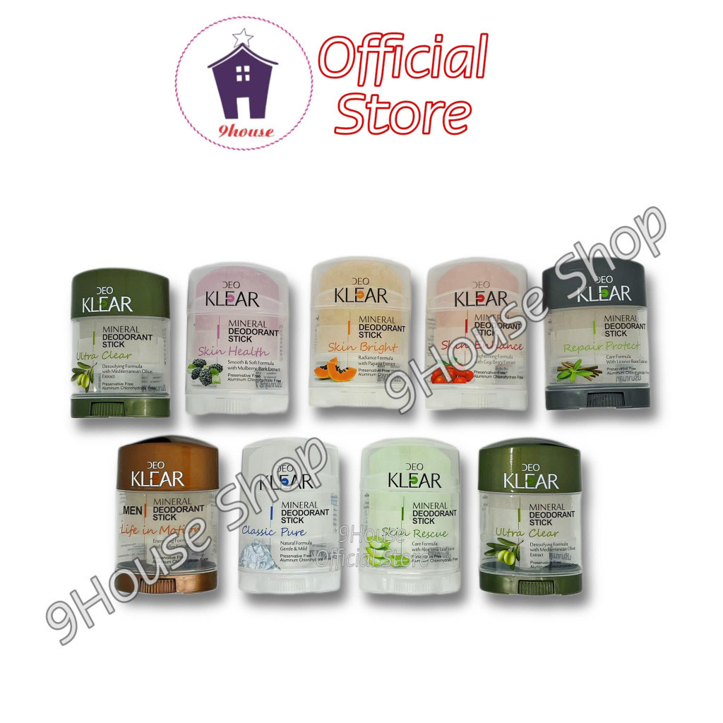  01 Lăn Đá Khoáng Deo KLEAR MINERAL DEODORANT STICK Thái Lan 70gram 