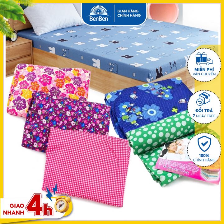 Drap chống thấm bọc nệm đủ size dễ vệ sinh lau chùi không nóng - Ben Ben - Ga chống thấm, ra chống thấm, ga bảo vệ nệm, grap bảo vệ nệm