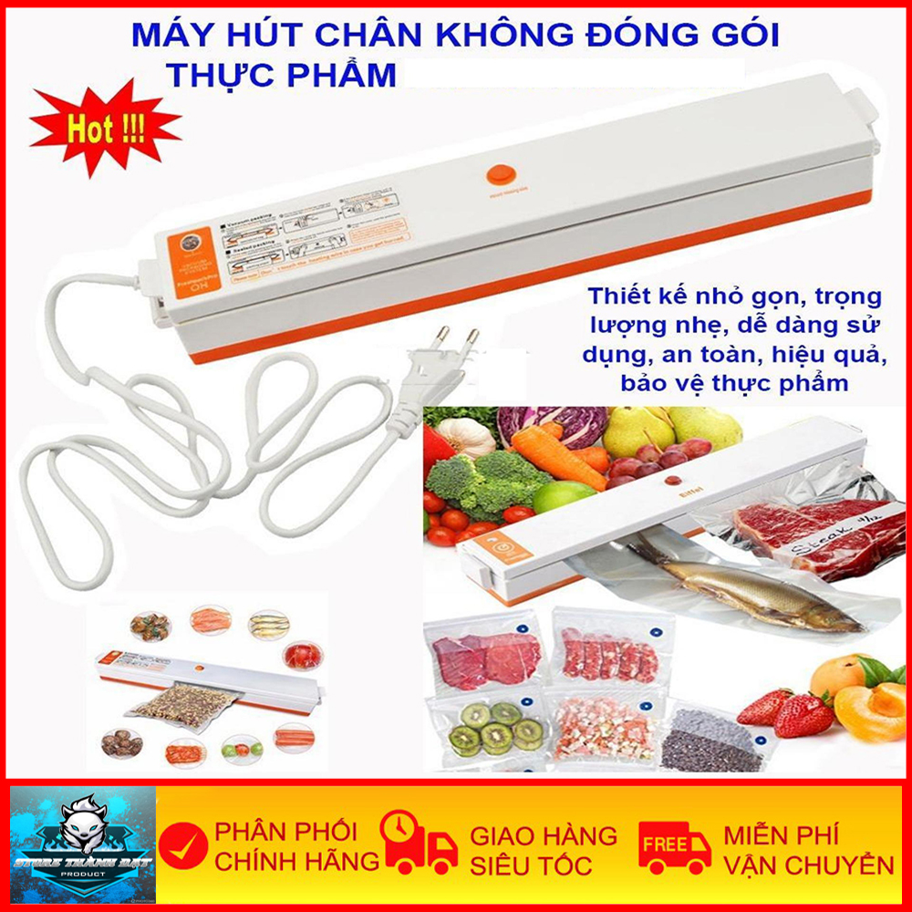 [HCM]Máy Hút Chân Không Đóng Gói Thực Phẩm - Sắm Máy Hút Chân Không Thực Phẩm Fresh Pack Pro Giúp Bảo Quản Thức Ăn Tốt Hơn Lâu Hơn Giữ Được Chất Lượng