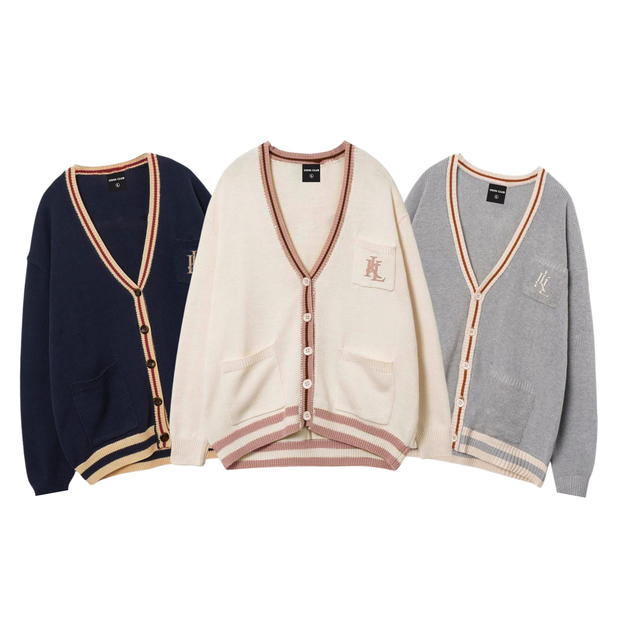 Áo len cardigan jkl, áo khoác cardigan phong cách hàn quốc, local brand odin club