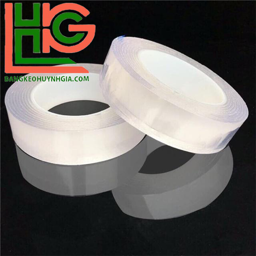 [HCM]Băng Keo 2 Mặt Siêu Bám Dính 1CM Siêu Chắc Chắn Dính Trên Mọi Vật Chất Không Thấm Nước Siêu Tiện Lợi