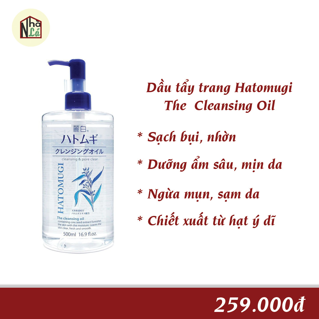 Dầu tẩy trang Hatomugi