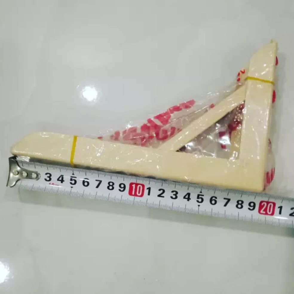 Cặp 2 cái] Giá đỡ bắt kệ - Ke góc vuông chữ L Hoàng Hải. 20cm