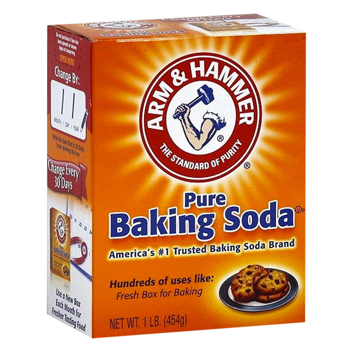 Bột baking soda Arm & Hammer hộp 454g