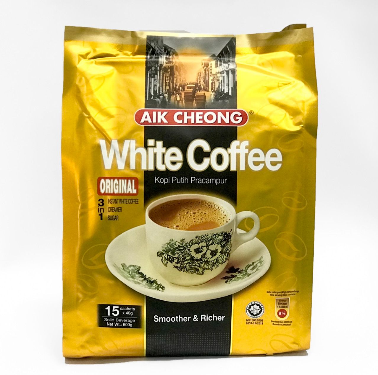 Cà Phê Trắng Truyền Thống 3 Trong 1 White Coffee Aik Cheong