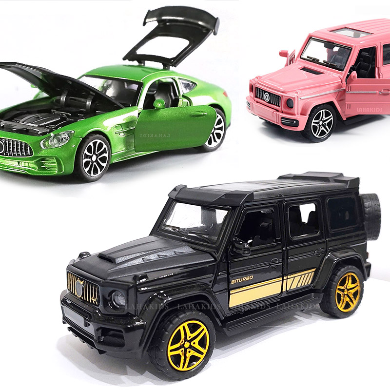 Mercedes-Benz Gtr Alloy Car Model Toy [Synthetic] - Wind-Up Metal Car That Can Be Decorated as a Gift