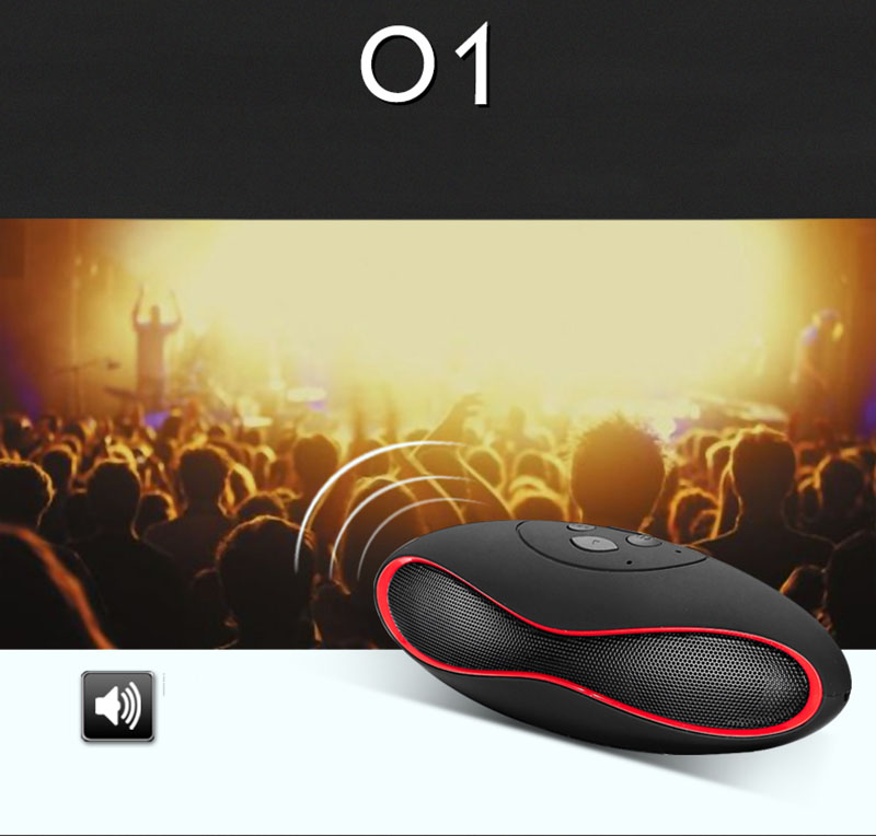 Loa nghe nhac hay mini, Loa nghe nhac usb sony, Loa Bluetooth Nghe Nhạc Không Dây Cực Hay Hình Bầu Dục cực Đẹp, Bass Cưc Đã, Pin Siêu TRâu, Loa Bluetooth mini X6 hình bóng bầu dục, Sale giảm giá 50% - Bảo hành 1 đổi 1 tại Linh Bống Shop, 1290