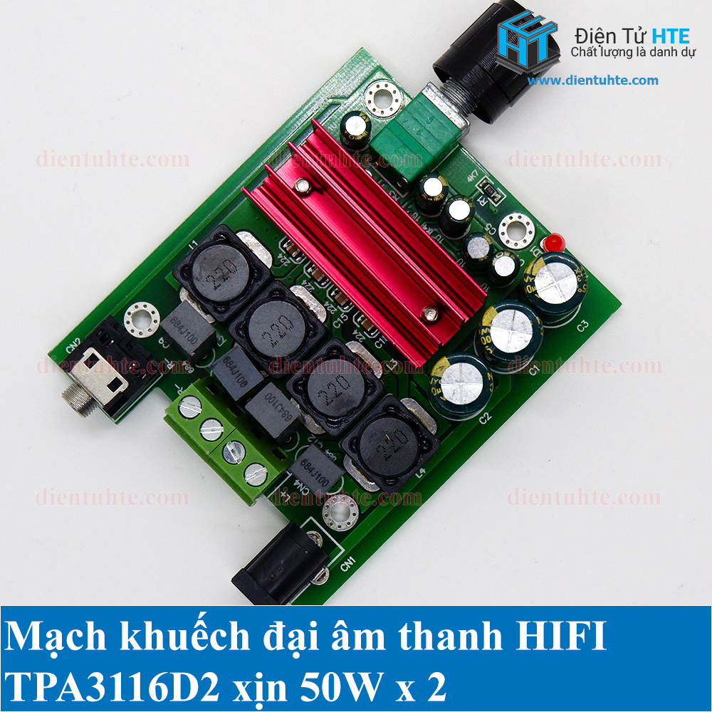 Mạch khuếch đại âm thanh 2 kênh HIFI TPA3116D2 50W + 50W XR-164