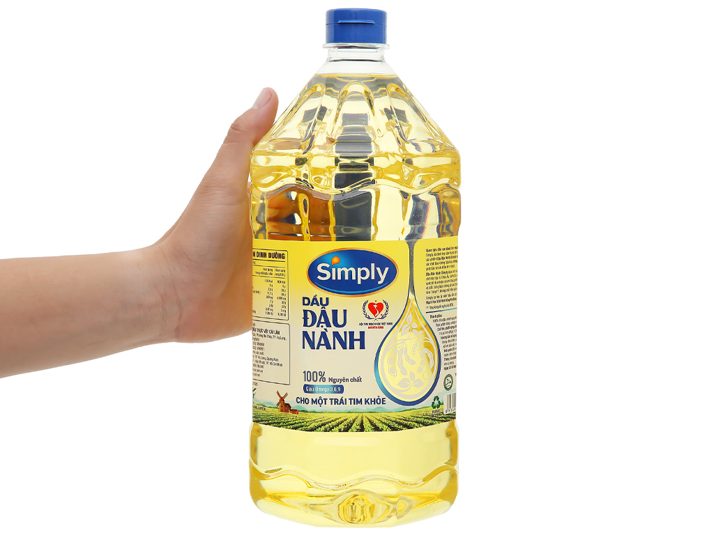 Dầu đậu nành nguyên chất Simply 2 lít