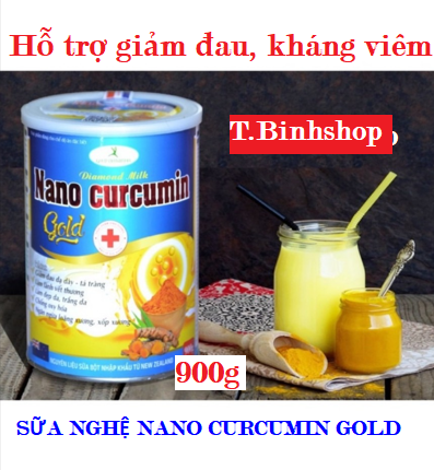 Sữa nghệ nano curcumin gold.