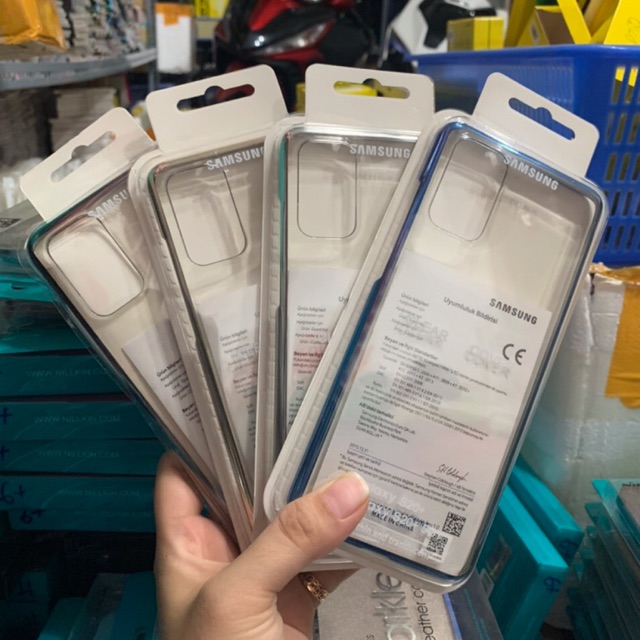 Ốp hãng clear cover ss s20 plus/ s20+ chính hãng