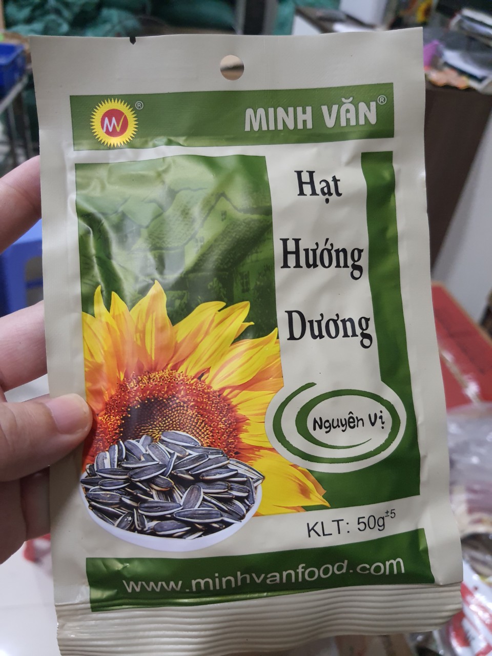 HẠT HƯỚNG DƯƠNG NGUYÊN VỊ 50g - HƯỚNG DƯƠNG MINH VĂN
